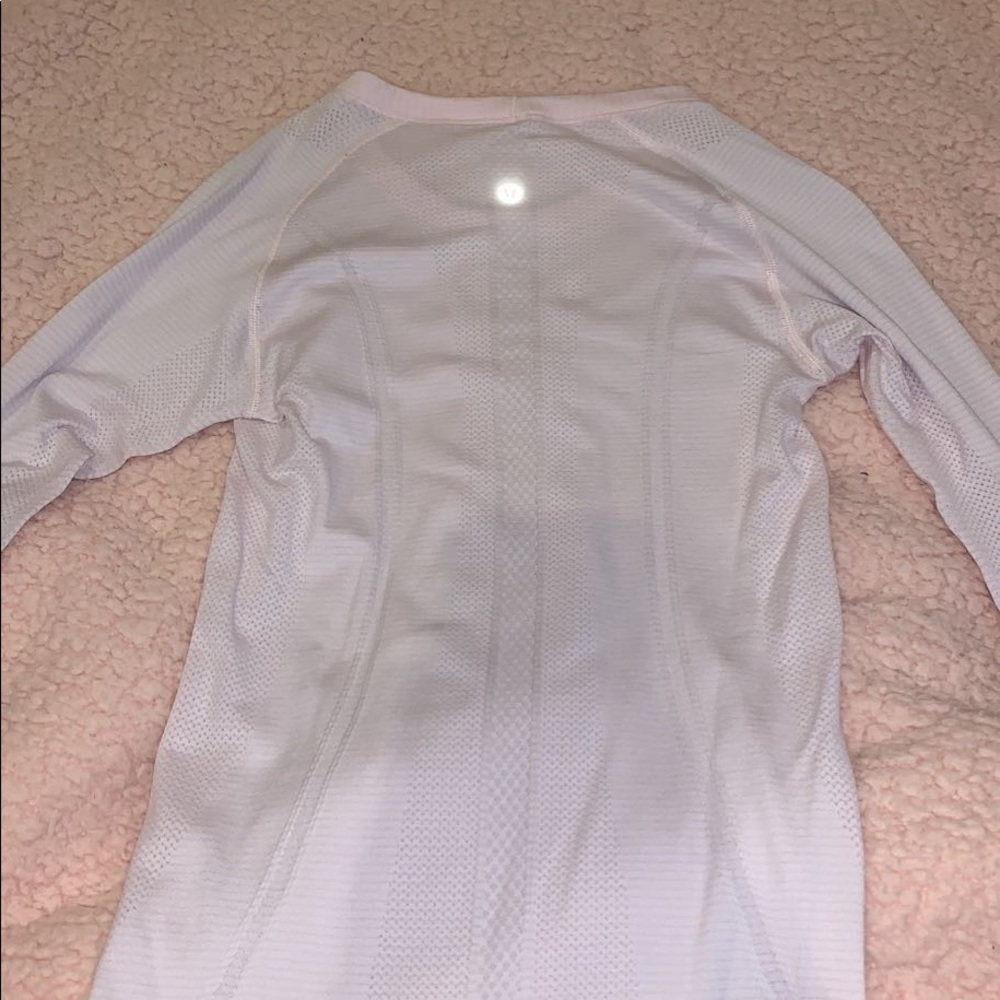 super light pink lulu lemon top